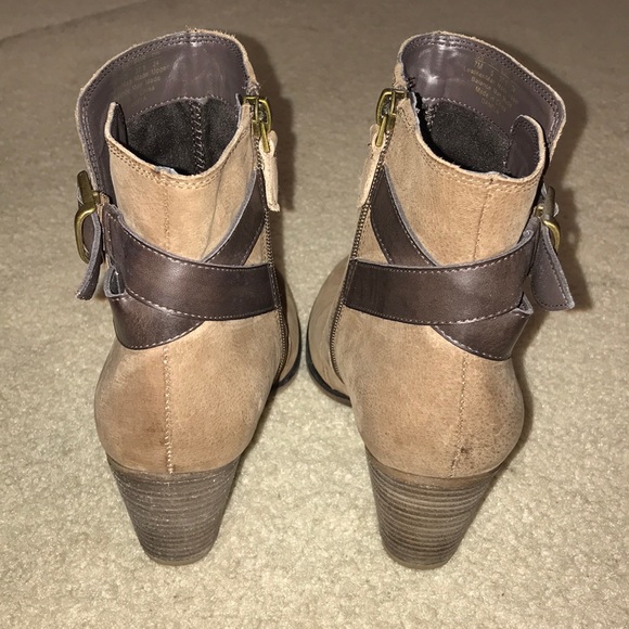 Brown Franco Sarto Booties - Picture 4 of 5